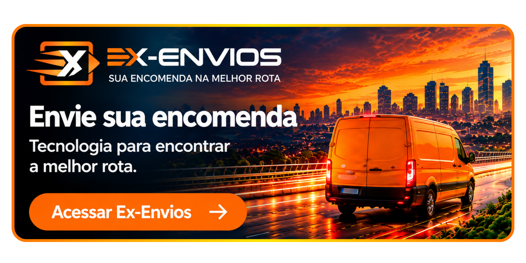 Ex-Envios - Envie sua encomenda. Tecnologia para encontrar a melhor rota.